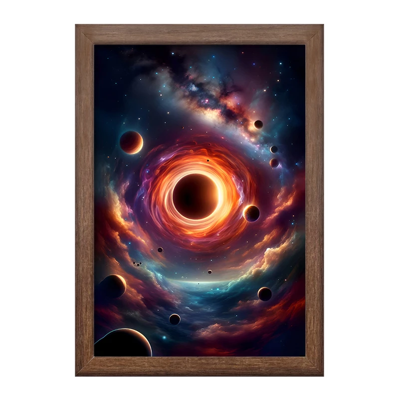 تابلو خندالو طرح کهکشان (galaxy) کد F8092