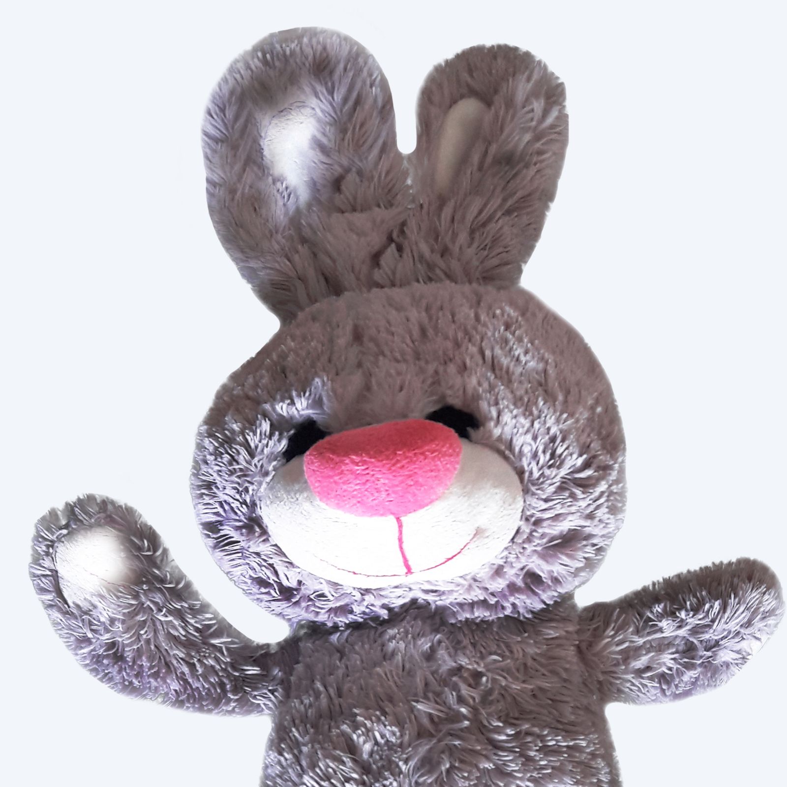 عروسک طرح خرگوش مدل پشمالو کد 287 ارتفاع 48 سانتی متر -  - 4