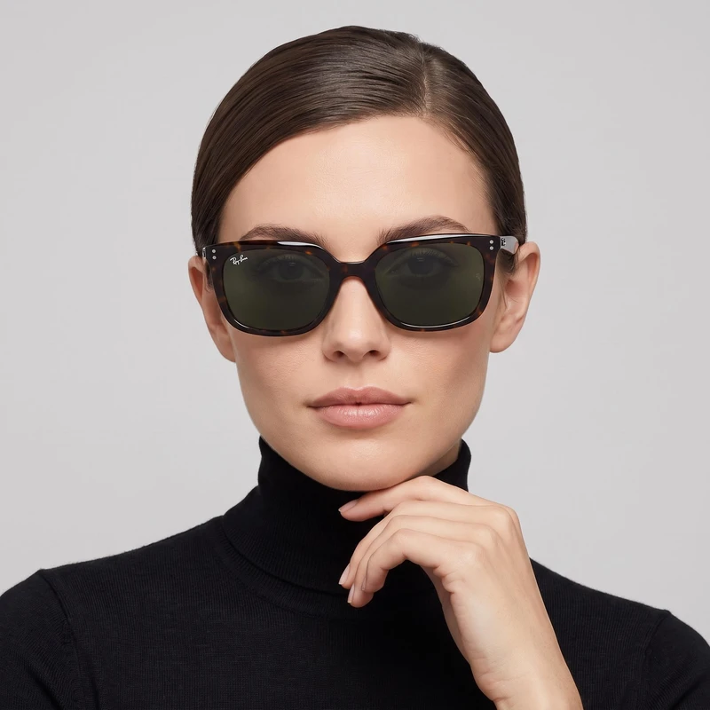 عینک آفتابی ویفرر (Wayfarer) ری بن مدل 0RB4439D-902-31
