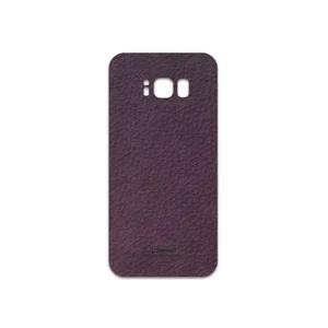 MAHOOT Purple-Leather Cover Sticker for Samsung Galaxy S8