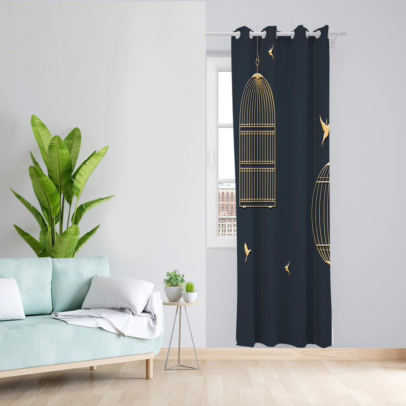 پرده مدل مخمل پانچی کد1168 سایز 140x200 سانتی متر