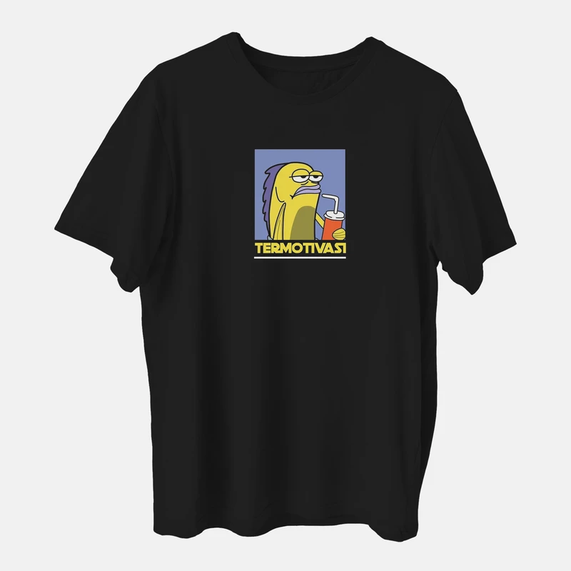 تی شرت آستین کوتاه مردانه مدل اختاپوس باب اسفنجی mo365