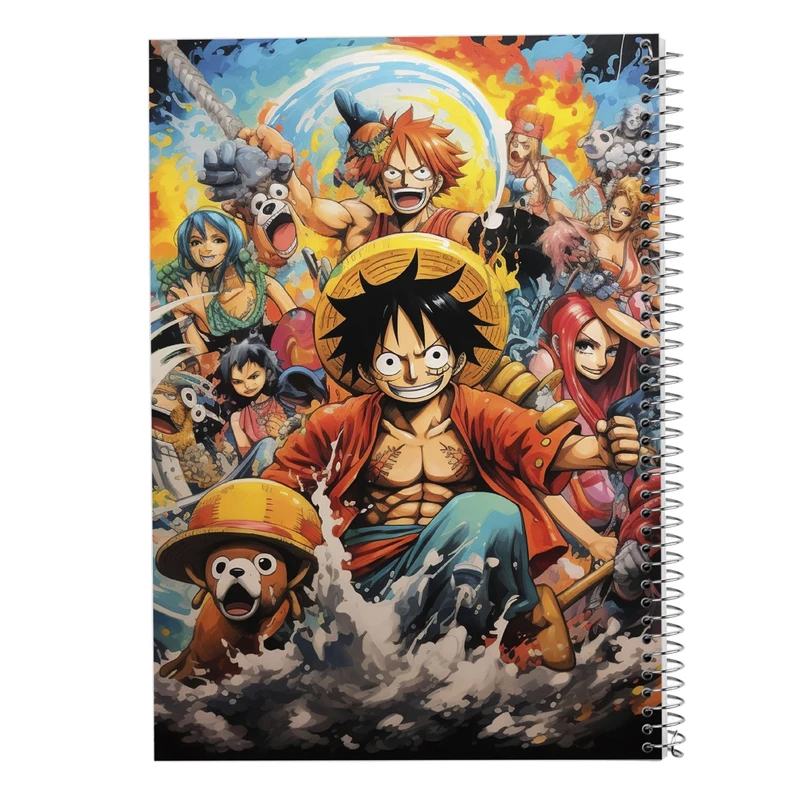 دفتر شطرنجی 50 برگ مدوپد مدل وان پیس One Piece کد DF11757