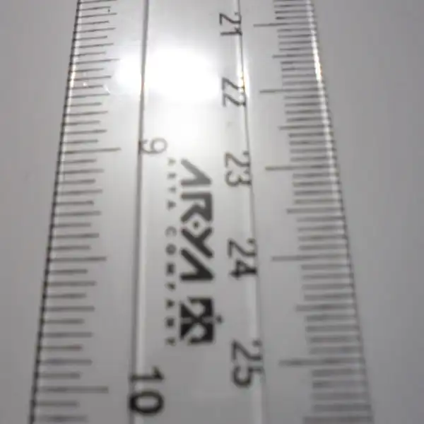 خط کش 30 سانتی متری آریا کد A02 بسته 2 عددی