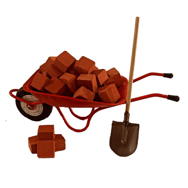 ساختنی 80 تکه کتابخانه آجری
مدل دیوارچینی