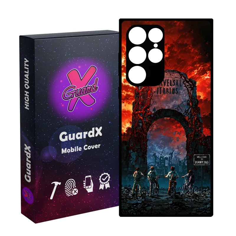 کاور گارد ایکس طرح Stranger Things مدل 10885 مناسب برای گوشی موبایل سامسونگ Galaxy S23 Ultra