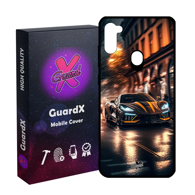 کاور گارد ایکس طرح ماشین مدل Glass10624 مناسب برای گوشی موبایل سامسونگ Galaxy A11/M11