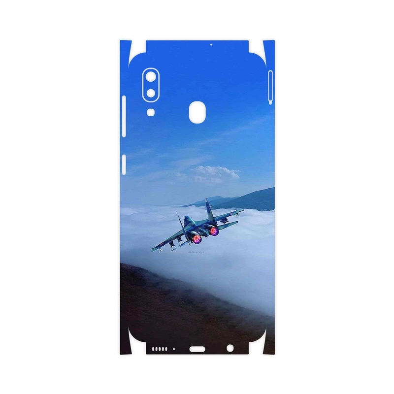 برچسب پوششی ماهوت مدل Fighter plane Su27-FullSkin مناسب برای گوشی موبایل سامسونگ Galaxy A20
