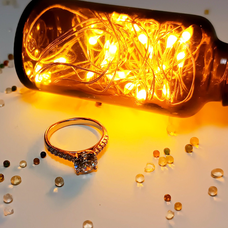 انگشتر زنانه ژوپینگ مدل سولیتر انگشتر زنانه ژوپینگ مدل سولیتر