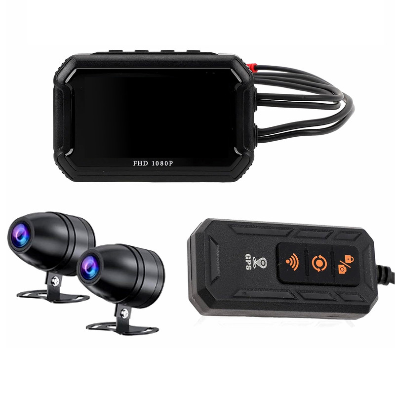 دوربین موتور سیکلت مدل 2 لنز کد M5B-WiFi همراه با GPS
