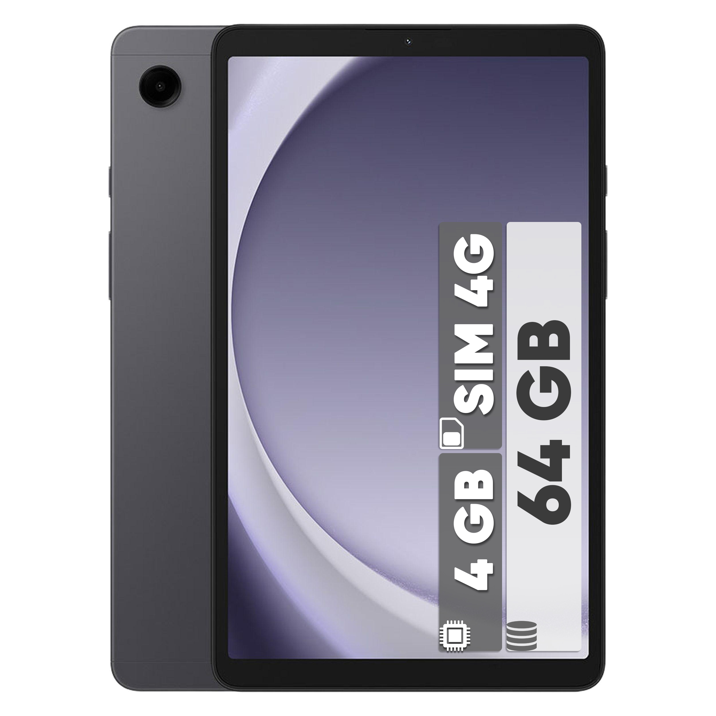 تبلت ۸.۷ اینچ سامسونگ مدل Galaxy Tab A9-4G ظرفیت 64 گیگابایت و رم 4 گیگابایت