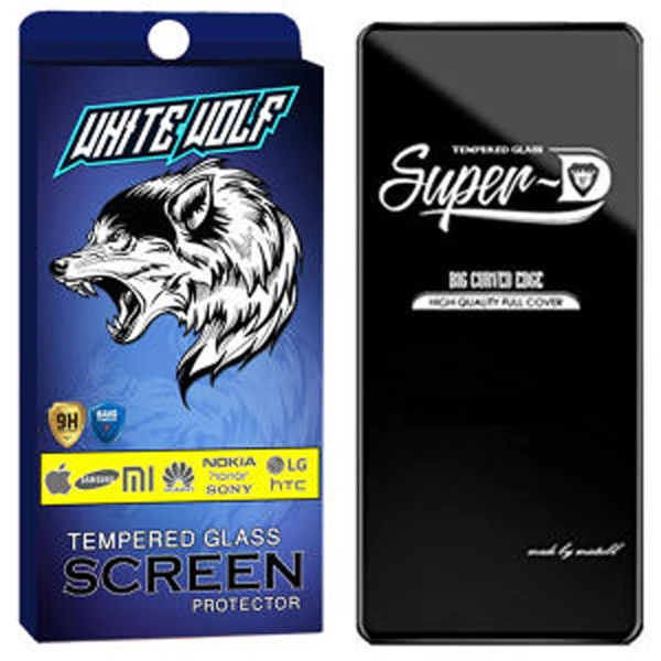 محافظ صفحه نمایش وایت ولف مدل Super D مناسب برای گوشی موبایل شیائومی Poco X3 / X3 Pro