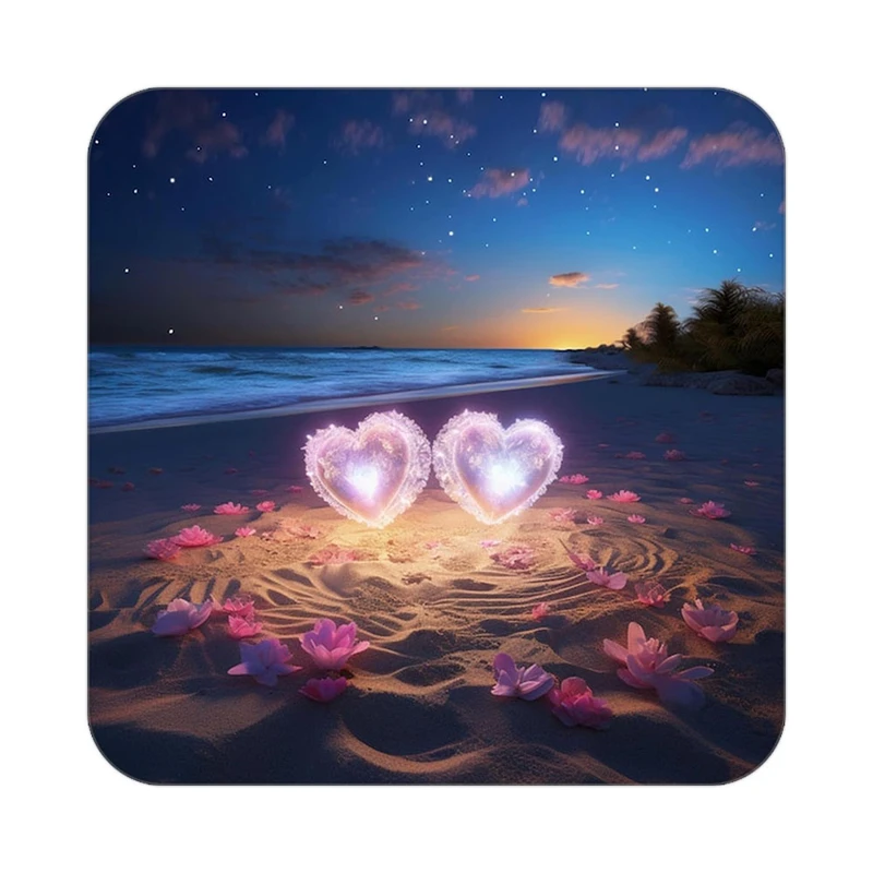 زیر لیوانی کاکتی مدل عاشقانه کد mp13456