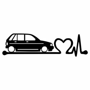 نقد و بررسی برچسب بدنه خودرو ماتریسیو طرح ضربان قلب پراید 111 کد M57 توسط خریداران