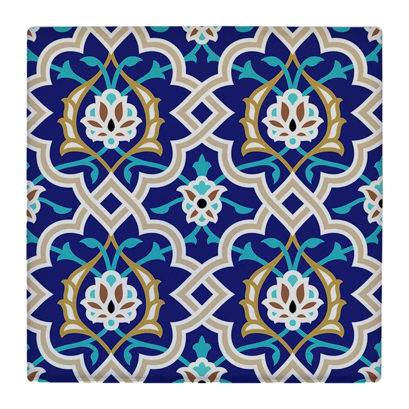 زیر لیوانی  طرح نقوش هندسی گل و گیاه کد    4970029_3859
