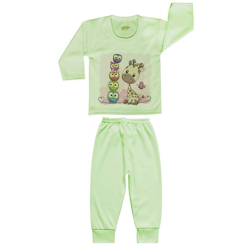 ست تی شرت و شلوار نوزادی کارانس مدل SBSG-3127