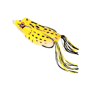 طعمه ماهیگیری مدل قورباغه ژله ای دم ریشی کد FOL-20