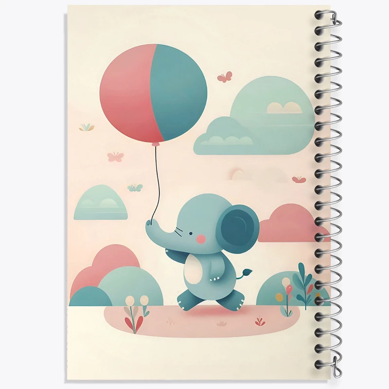 دفتر لیست خرید 50 برگ خندالو طرح فیل بامزه کد F8342