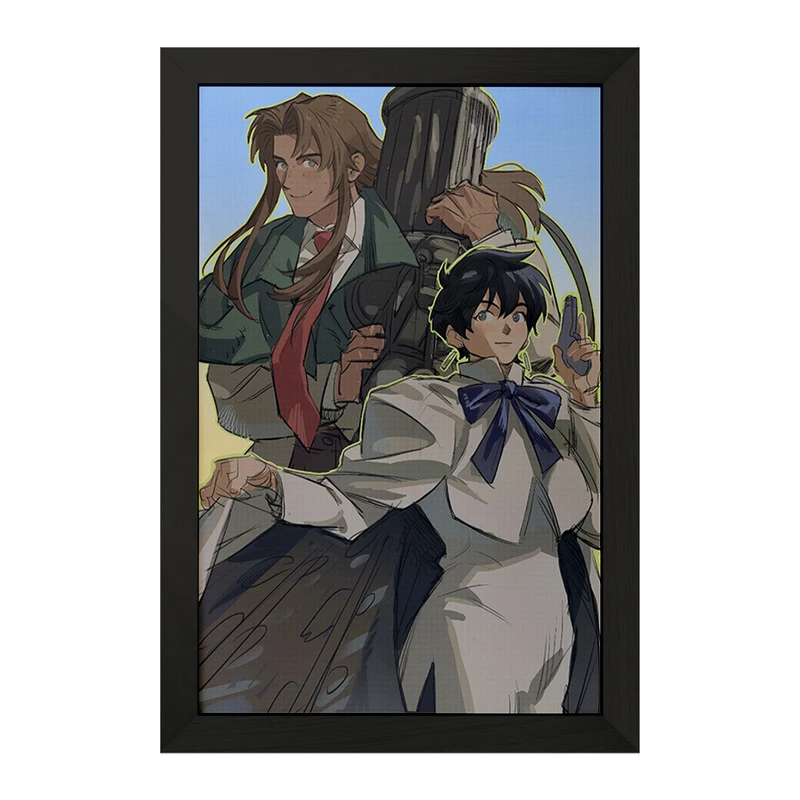 تابلو خندالو مدل ماریل و مایلی انیمه تریگان (Trigun) کد 36262