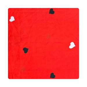 کاور لحاف آدنو مدل قلب کد CH65 دونفره سایز 220x240 سانتی متر