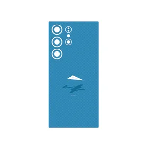 MAHOOT Minimal Paper Airplane Cover Sticker for Samsung Galaxy S24 Ultra
