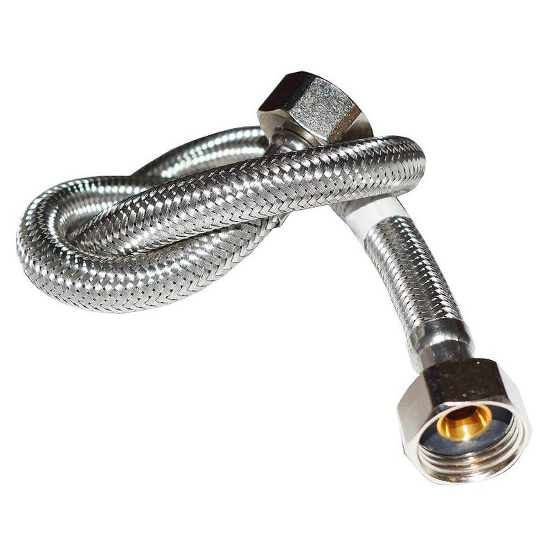 شلنگ دو سر مهره زد تی اف مدل 40cm مجموعه دو عددی