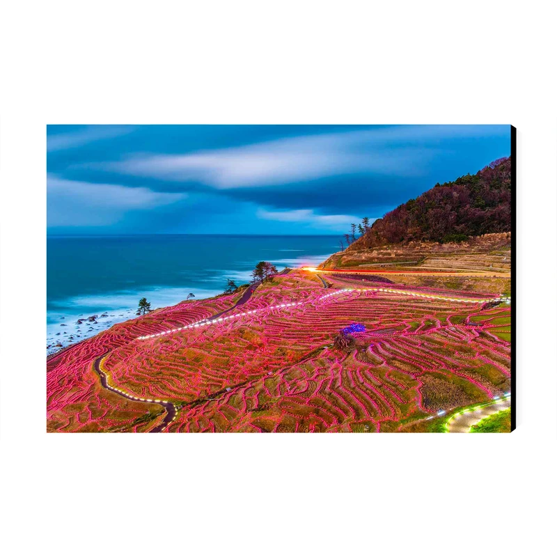 تابلو شاسی عرش طرح گردشگری ژاپن مدل تراس برنج اویاما کد As6227