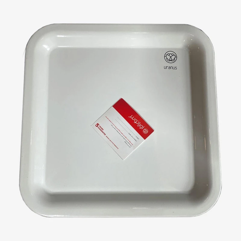 سینی بدون دسته اورانوس مدل مربع سایز 40*40 سانتی متر