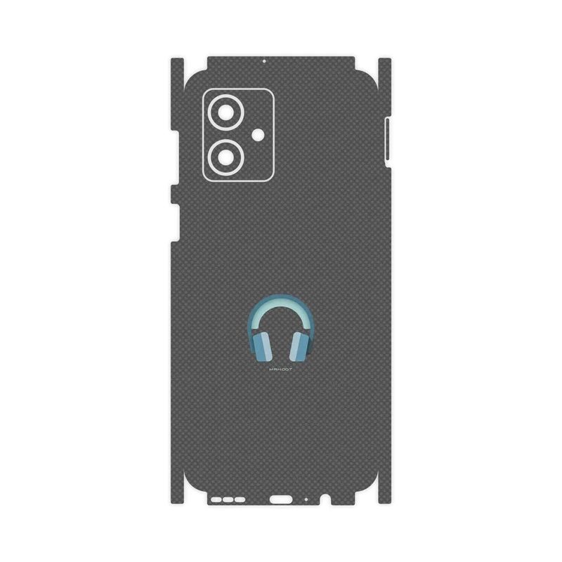 برچسب پوششی ماهوت مدل Minimal Headphone Icon-FullSkin مناسب برای گوشی موبایل موتورولا Moto G54