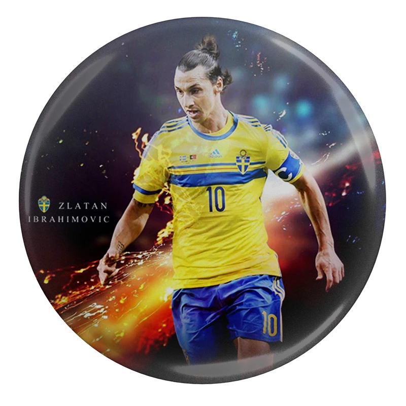 پیکسل طرح زلاتان ابراهیموویچ بازیکن آث میلان ایتالیا سوئد مدل S5330