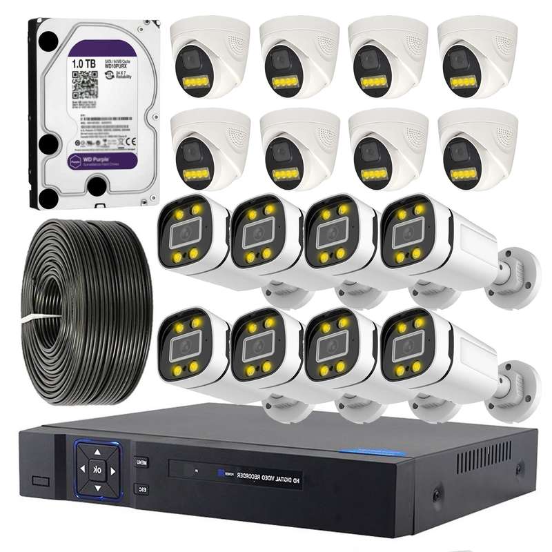سیستم امنیتی نظارتی مدل  HD PACK 16 - AXESSLINK T088