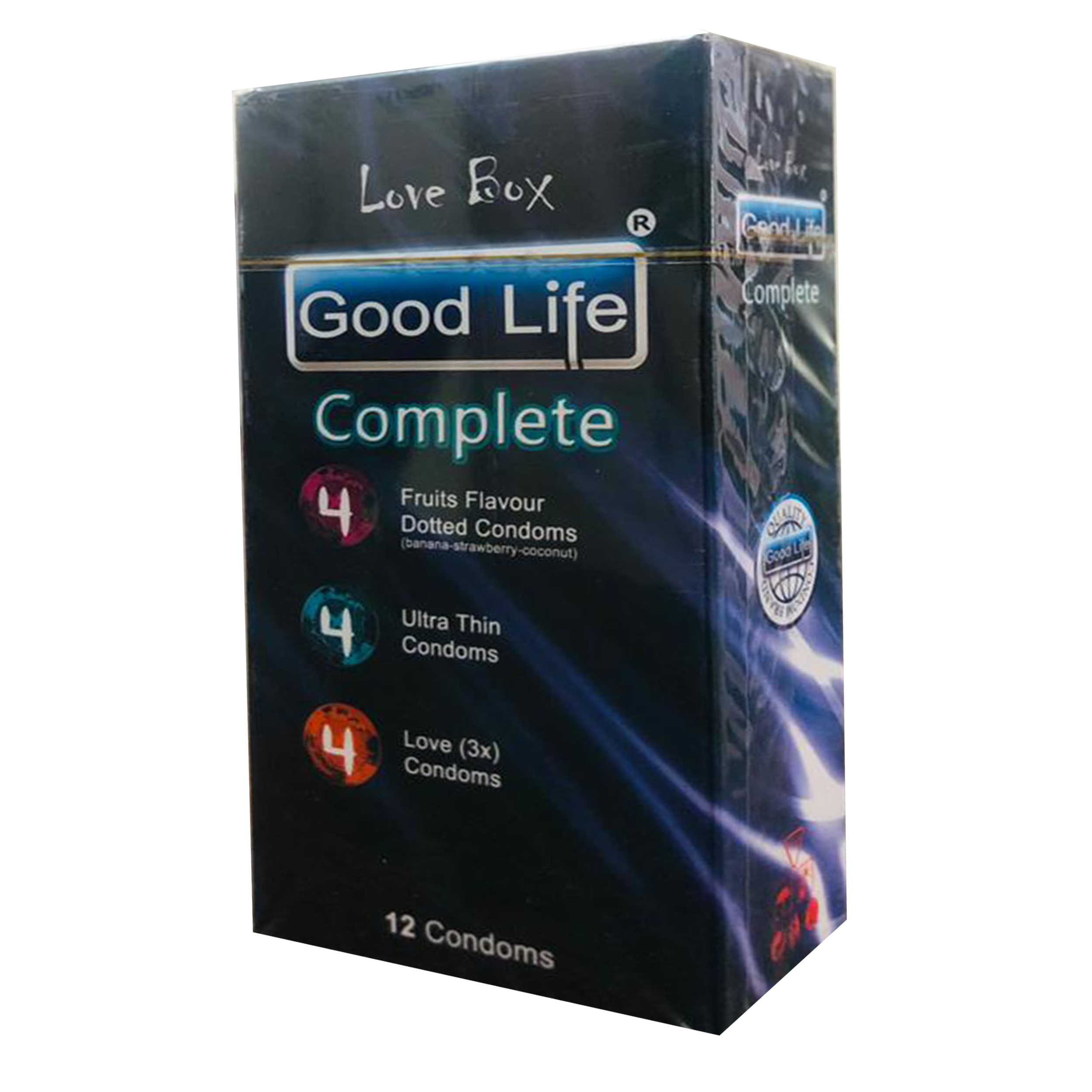  کاندوم گودلایف مدل COMPLETE کد GO06 بسته 12 عددی 