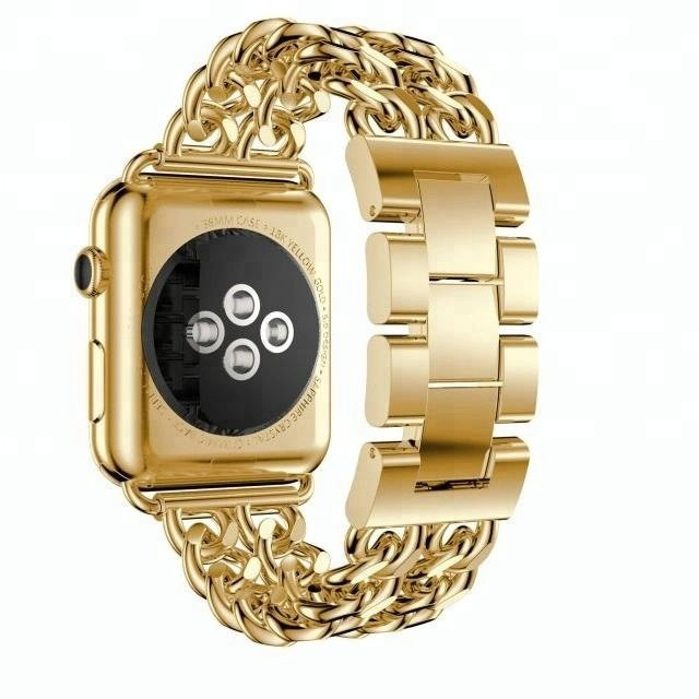 بند کروکودیل مدل C-Cartier مناسب برای اپل واچ سری 7 41 میلی متری