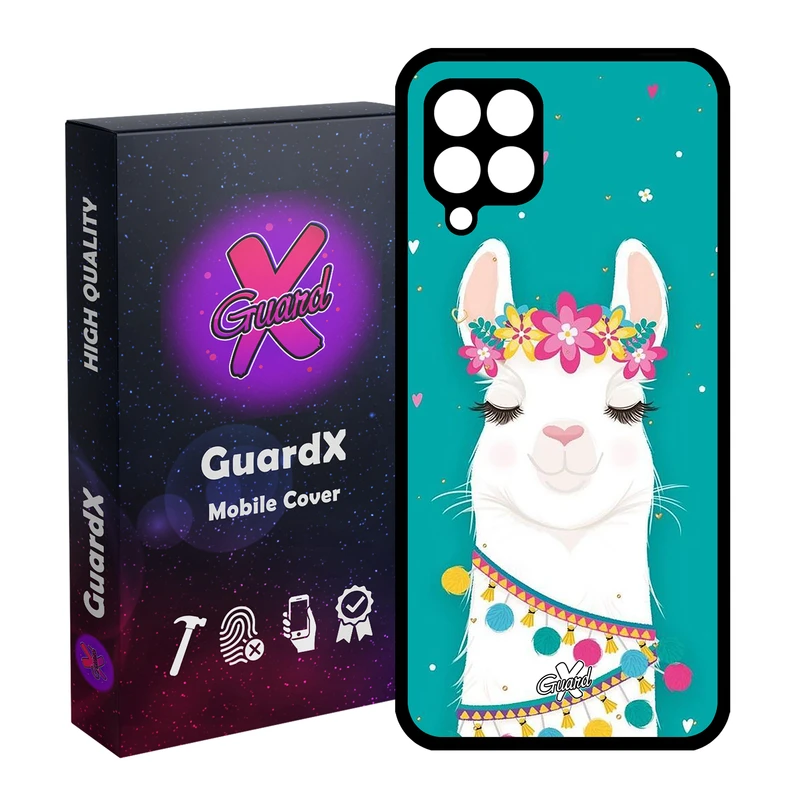 کاور گارد ایکس طرح Llama مدل Glass10017 مناسب برای گوشی موبایل سامسونگ Galaxy A12