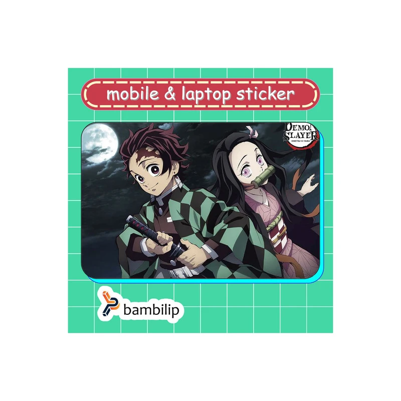استیکر بامبیلیپ مدل کارت عابر طرح انیمه شیطان کش کد 2355956