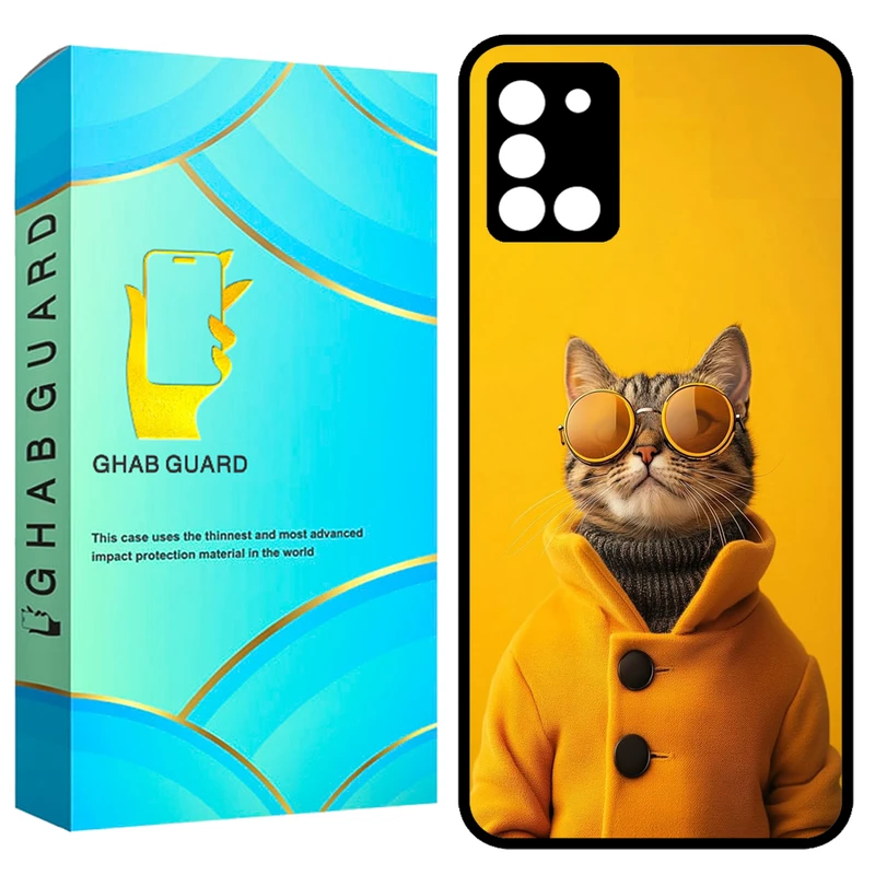 کاور قاب گارد طرح گربه مدل GCHPA31 مناسب برای گوشی موبایل سامسونگ Galaxy A31  