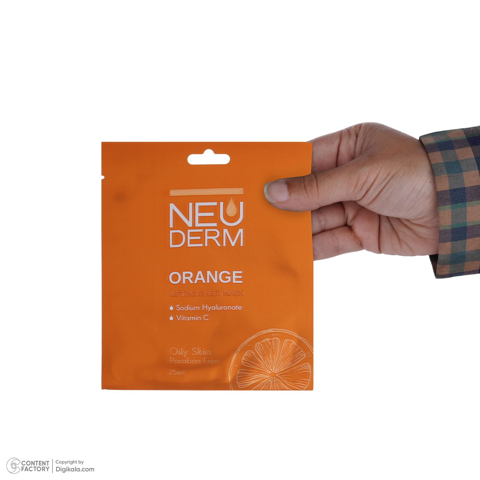 ماسک صورت نئودرم مدل Orange حجم 25 میلی لیتر -  - 2