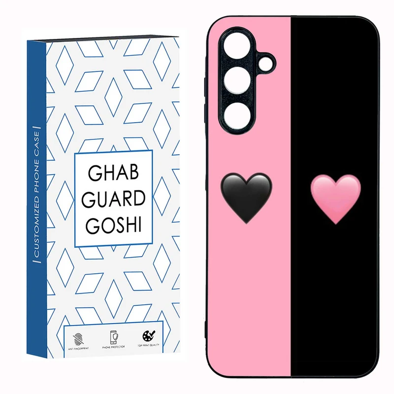 کاور قاب گارد گوشی طرح صورتی مشکی کد TPU-251 مناسب برای گوشی موبایل سامسونگ GALAXY A16