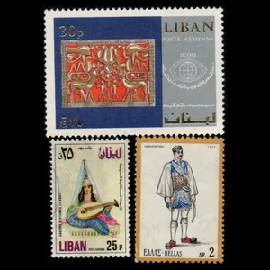 تمبر یادگاری مدل خارجی مجموعه 3  عددی 