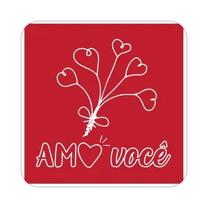 زیر لیوانی کاکتی طرح عاشقانه مدل mp40387