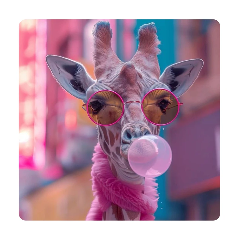 مگنت طرح زرافه لوس کد 2000250