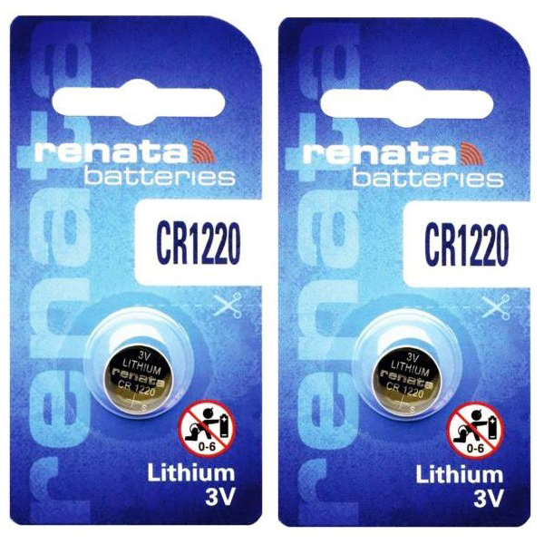 باتری سکه ای رناتا مدل CR1220 بسته 2 عددی