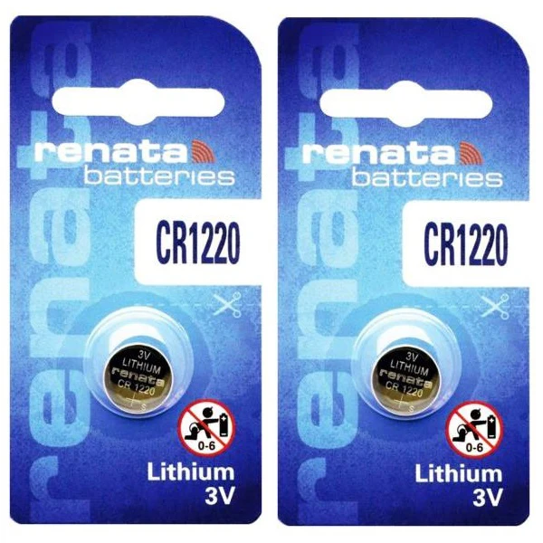 باتری سکه ای رناتا مدل CR1220 بسته 2 عددی