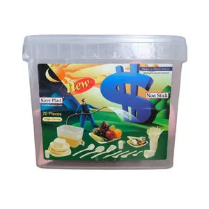 سبد پیک‌نیک  ۷۰ پارچه کاوه پلاست مدل p70