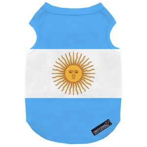 لباس سگ و گربه 27 طرح Argentina Dog کد MH738 سایز L