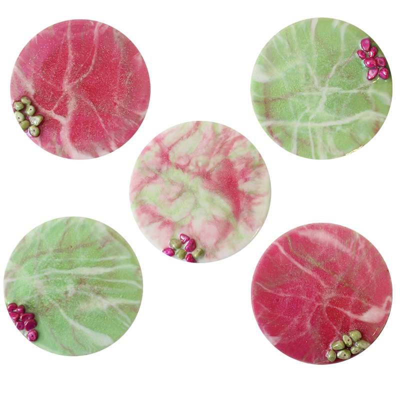 مجموعه ظروف هفت سین 5 پارچه طرح دورانا مدل Mix Marble