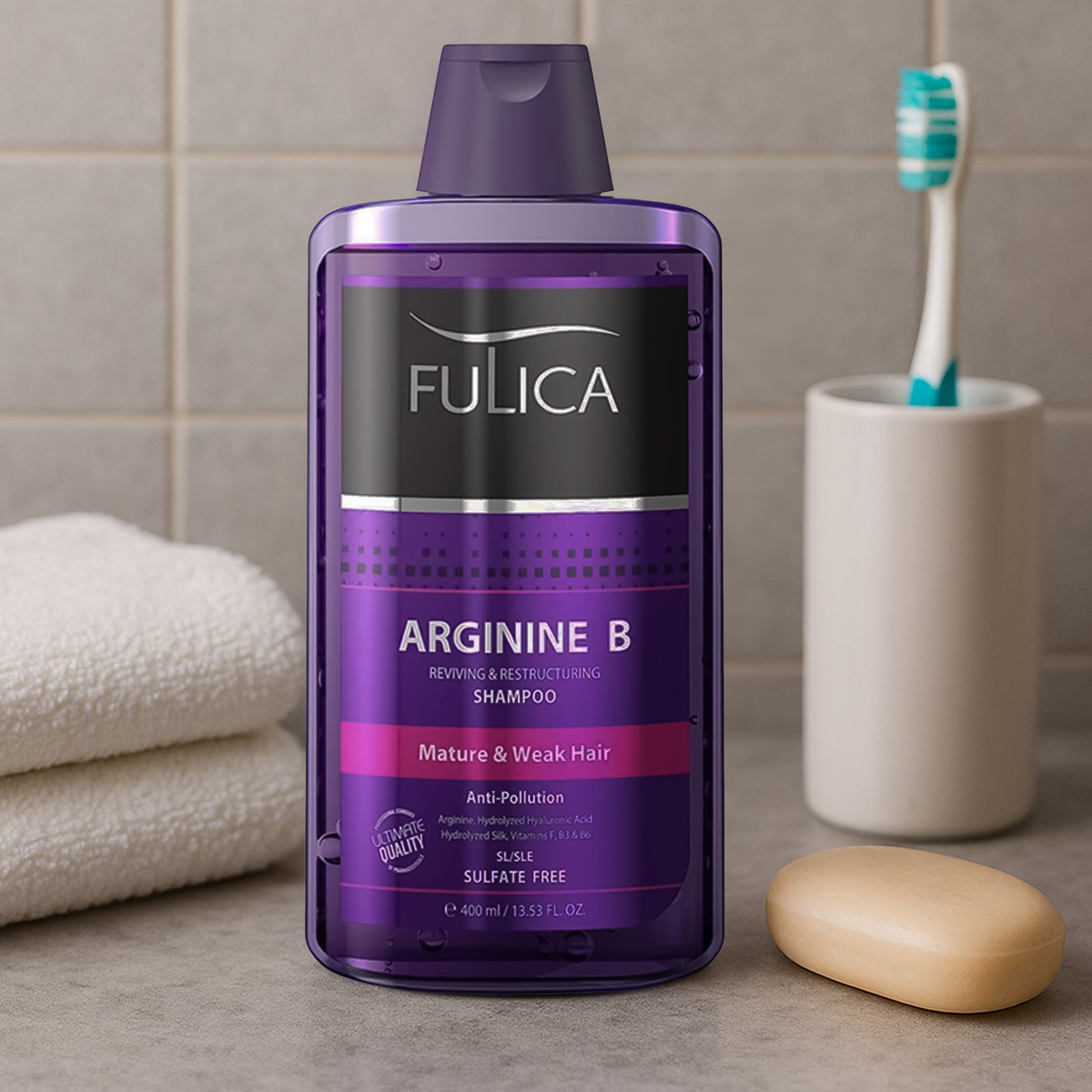 شامپو مو فولیکا مدل بدون سولفات حجم 400 میلیلیتر مجموعه 3 عددی - - 4