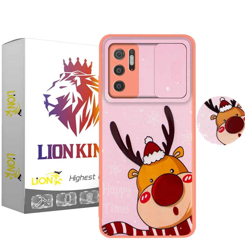 کاور لاین کینگ مدل K Mickep مناسب برای گوشی موبایل شیائومی Poco M3 Pro به همراه پایه نگهدارنده