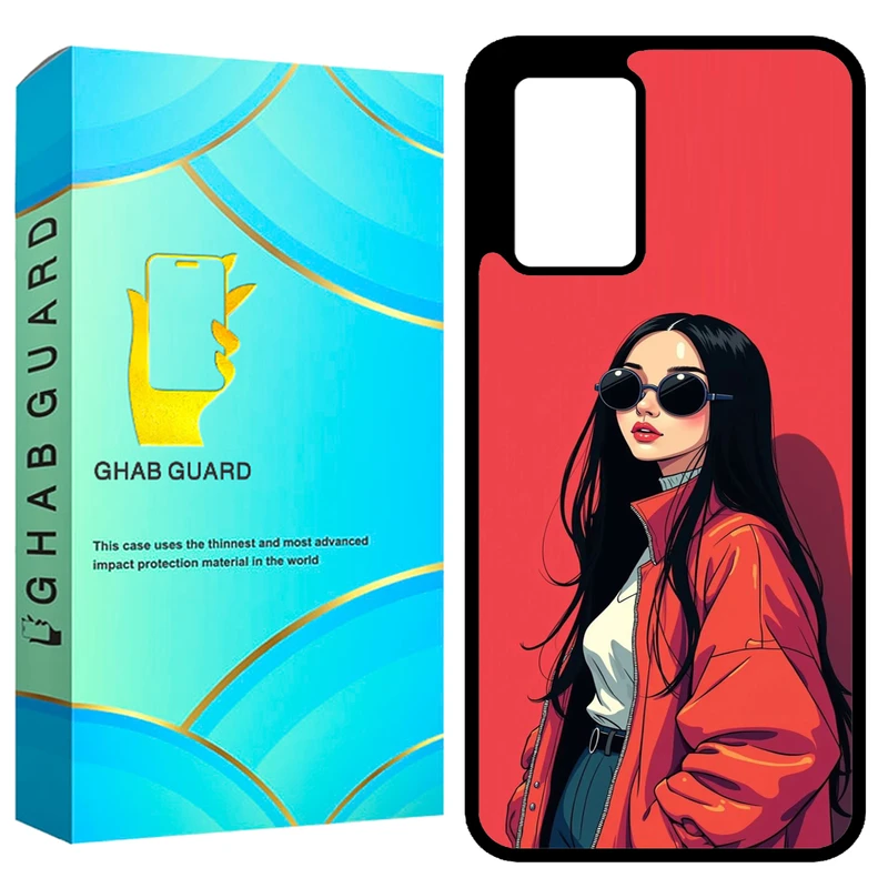 کاور قاب گارد طرح دختر مدل GCHP11S مناسب برای گوشی موبایل شیائومی Redmi Note 11 4G / Redmi Note 11S 4G