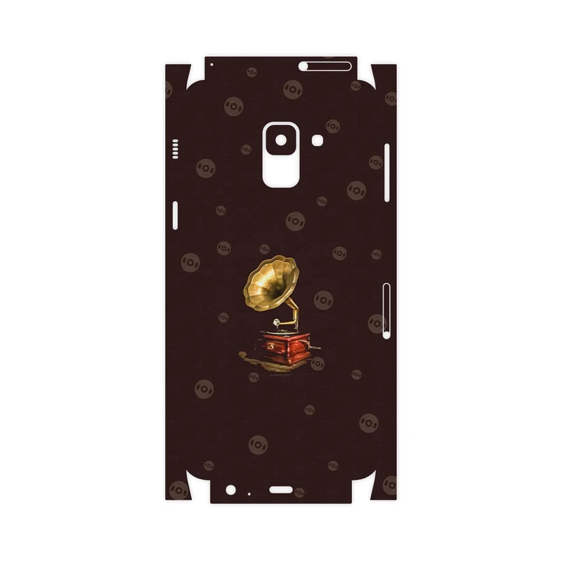 برچسب پوششی ماهوت مدل Gramophone Nostalgia-FullSkin مناسب برای گوشی موبایل سامسونگ Galaxy A8 2018